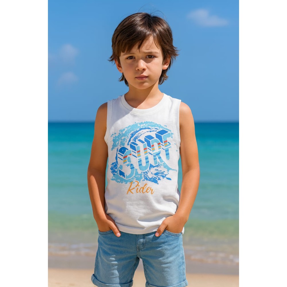 Παιδικο Τ.shirt Αγορι 2-5 Χρονων Λευκο