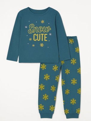 Παιδικο Σετ Πιτζαμα  5-8 Χρονων Πετρολ