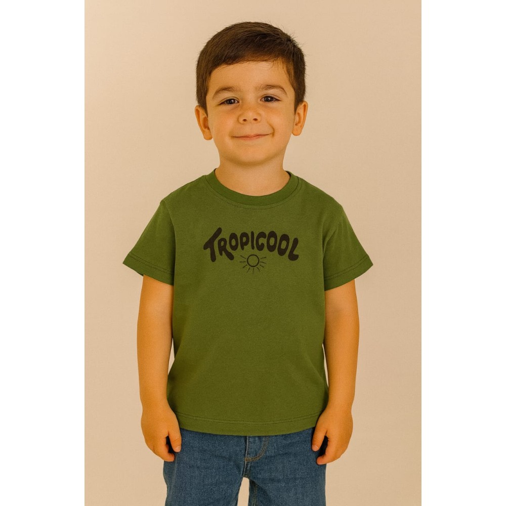 Παιδικο Τ.shirt Για Αγορι 2-5 Χρονων  Χακι