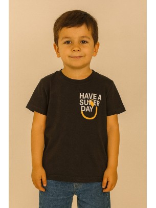 Παιδικο Τ.shirt Για Αγορι  3-7 Χρονων  Μαυρο