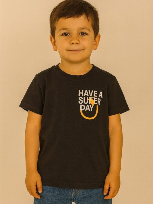 Παιδικο Τ.shirt Για Αγορι  3-7 Χρονων  Μαυρο