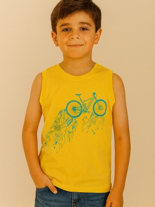 Παιδικο Τ.shirt Για Αγορι 6-9  Χρονων  Κιτρινο