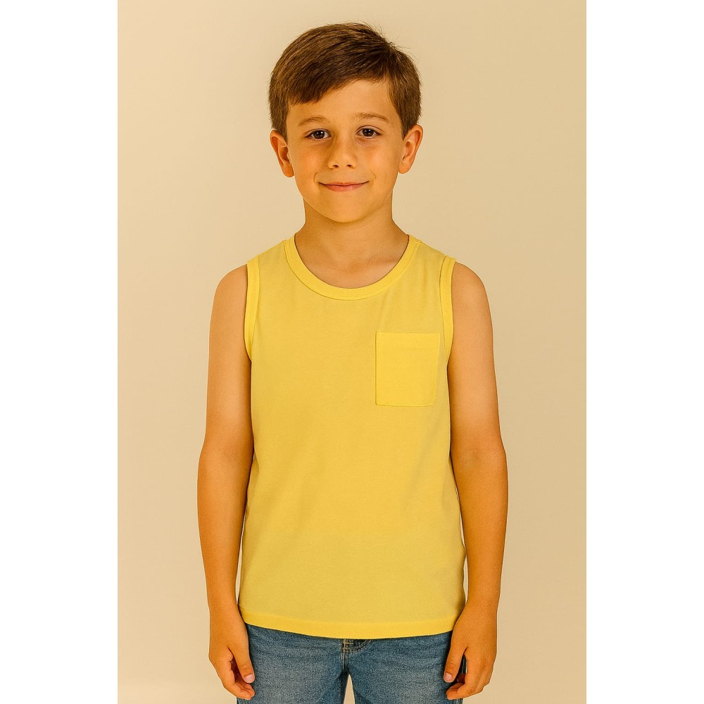 Παιδικο Τ.shirt Για Αγορι 6-9 Χρονων  Κιτρινο