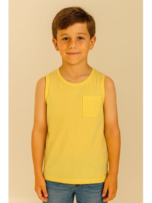 Παιδικο Τ.shirt Για Αγορι 6-9 Χρονων  Κιτρινο