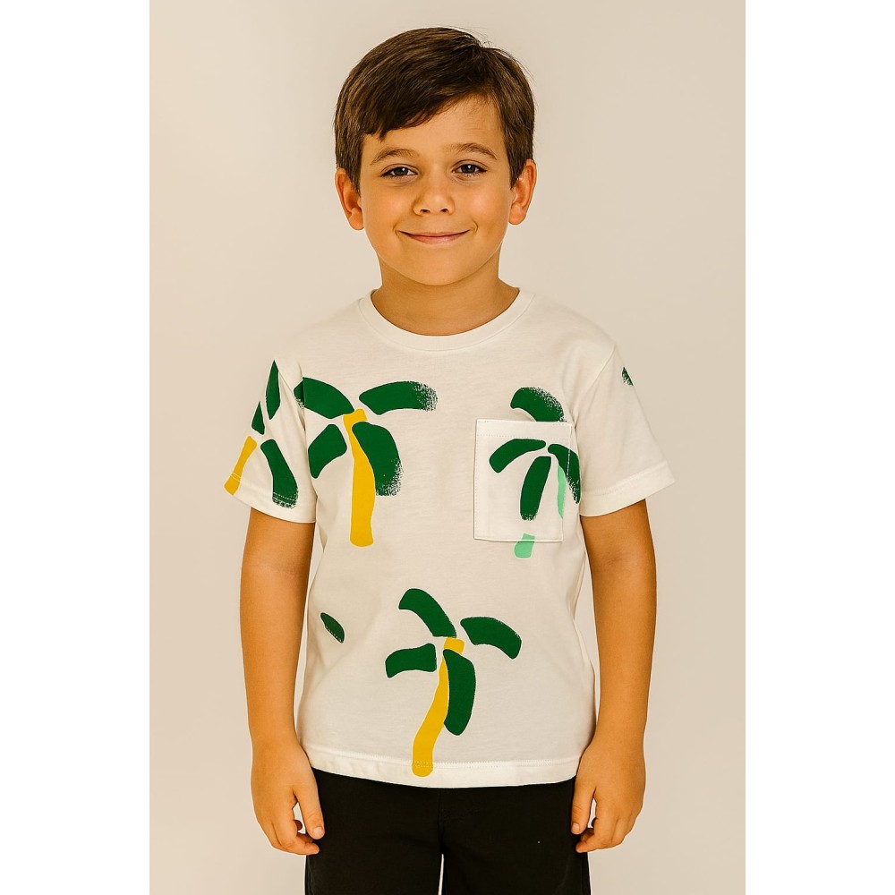 Παιδικο Τ.shirt Για Αγοριι 6-9 Χρονων  Λευκο