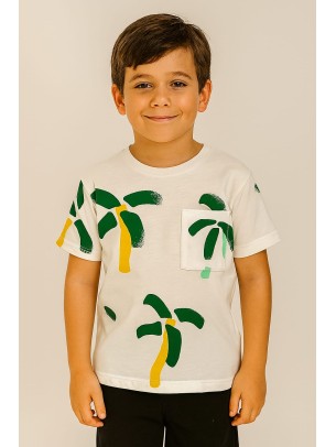 Παιδικο Τ.shirt Για Αγοριι 6-9 Χρονων  Λευκο