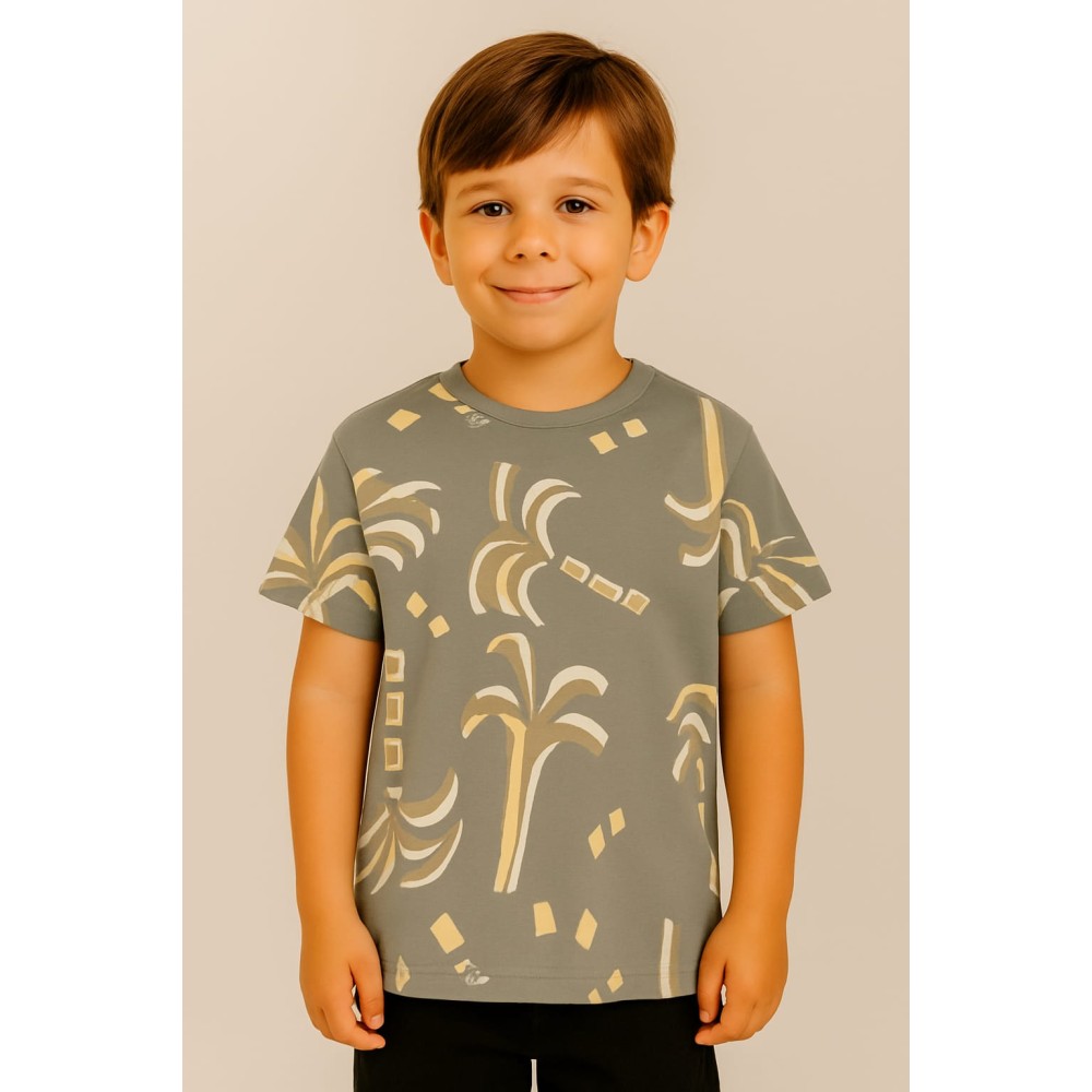 Παιδικο Τ.shirt Για Αγορι 6-9 Χρονων  Γκρι