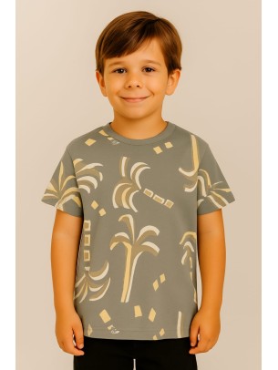 Παιδικο Τ.shirt Για Αγορι 6-9 Χρονων  Γκρι