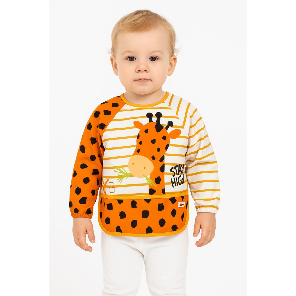 Βρεφικη Σαλιαρα 1-2 Χρονων Πορτακαλι