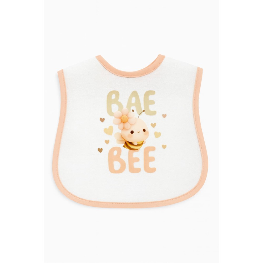 Βρεφικη Σαλιαρα 0-6 Μηνων Σομον Λευκο