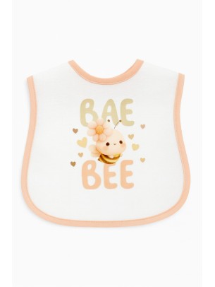 Βρεφικη Σαλιαρα 0-6 Μηνων Σομον Λευκο