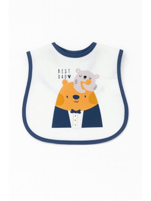 Βρεφικη Σαλιαρα 0-6 Μηνων Μπλε Λευκο 