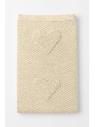 Βρεφικη  Πλεκτη Κουβερτα Μπεζ