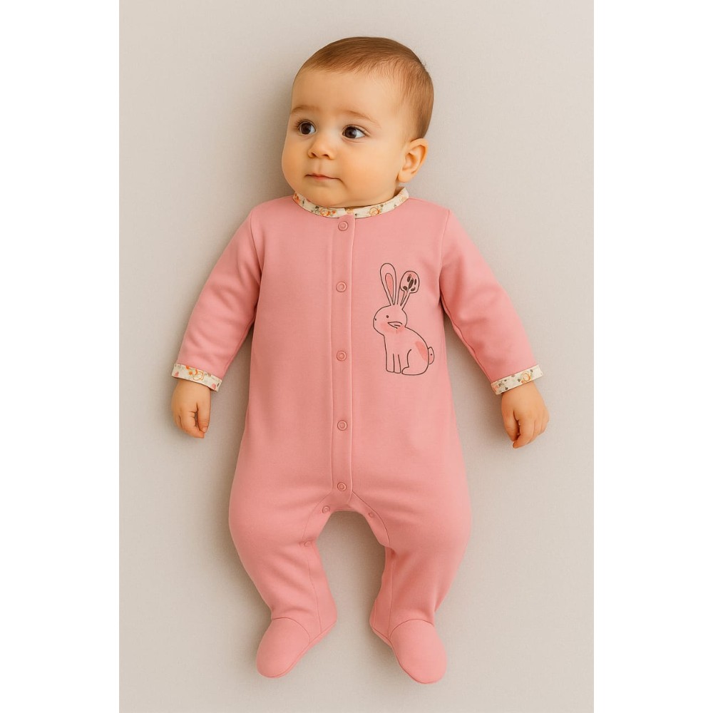Βρεφικό Φορμάκι Για Κορίτσι 3-9 Μηνών Ροζ
