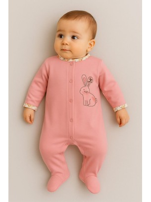 Βρεφικό Φορμάκι Για Κορίτσι 3-9 Μηνών Ροζ