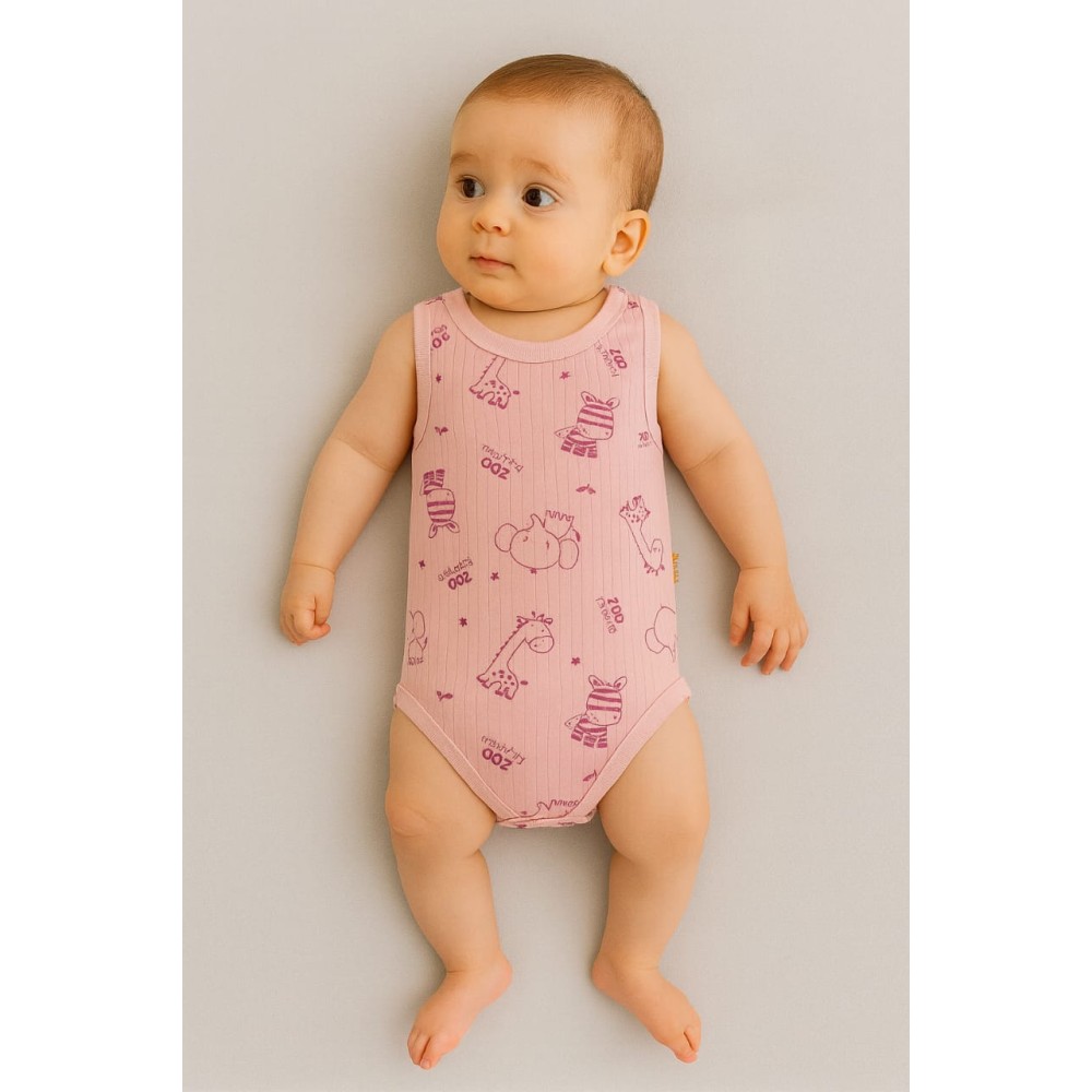 Βρεφικό Κορμάκι Για Κορίτσι 18-36 Μηνών Ροζ