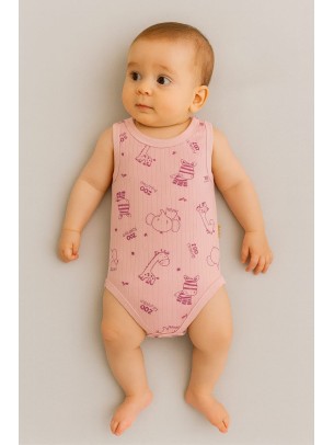 Βρεφικό Κορμάκι Για Κορίτσι 18-36 Μηνών Ροζ