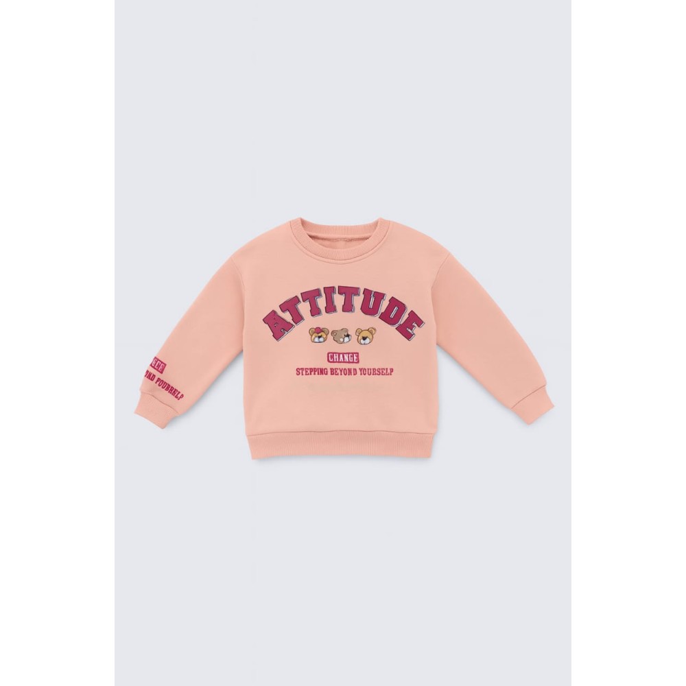 Παιδικό Φούτερ με Φλίς  Για Κορίτσι 2-5 Χρονών Σομον