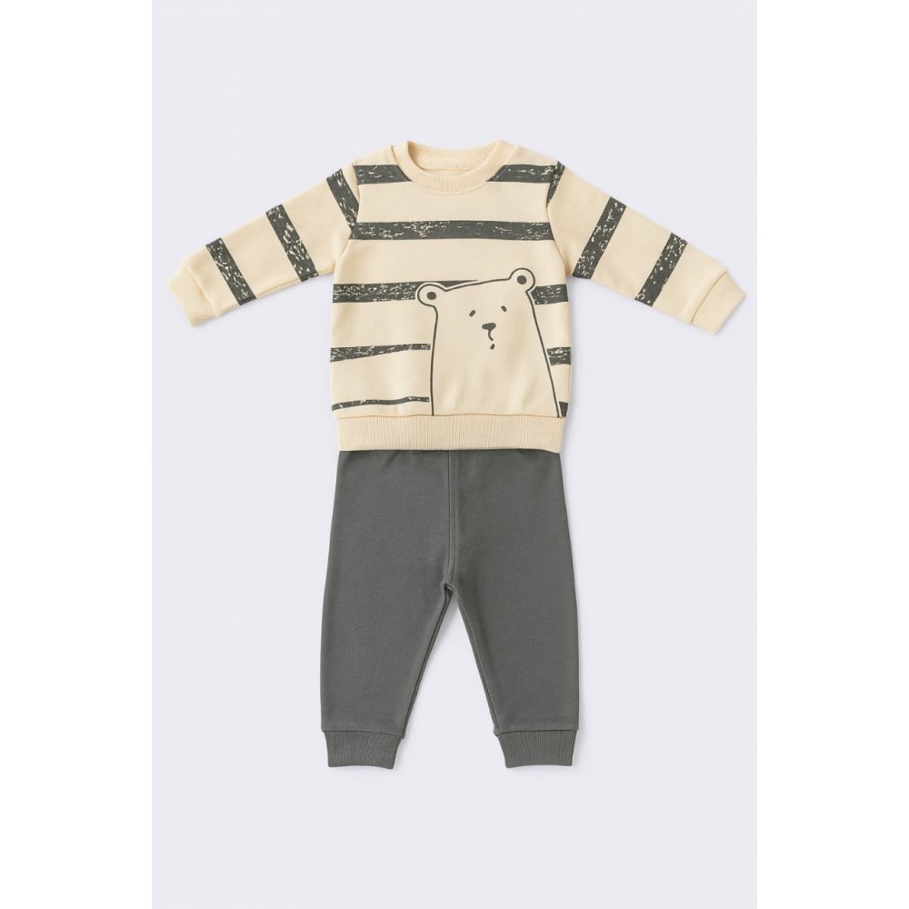 Βρεφικό Σετ Για Αγόρι 6-24 Μηνών Πράσινο Μέντας