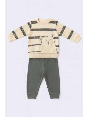 Βρεφικό Σετ Για Αγόρι 6-24 Μηνών Πράσινο Μέντας