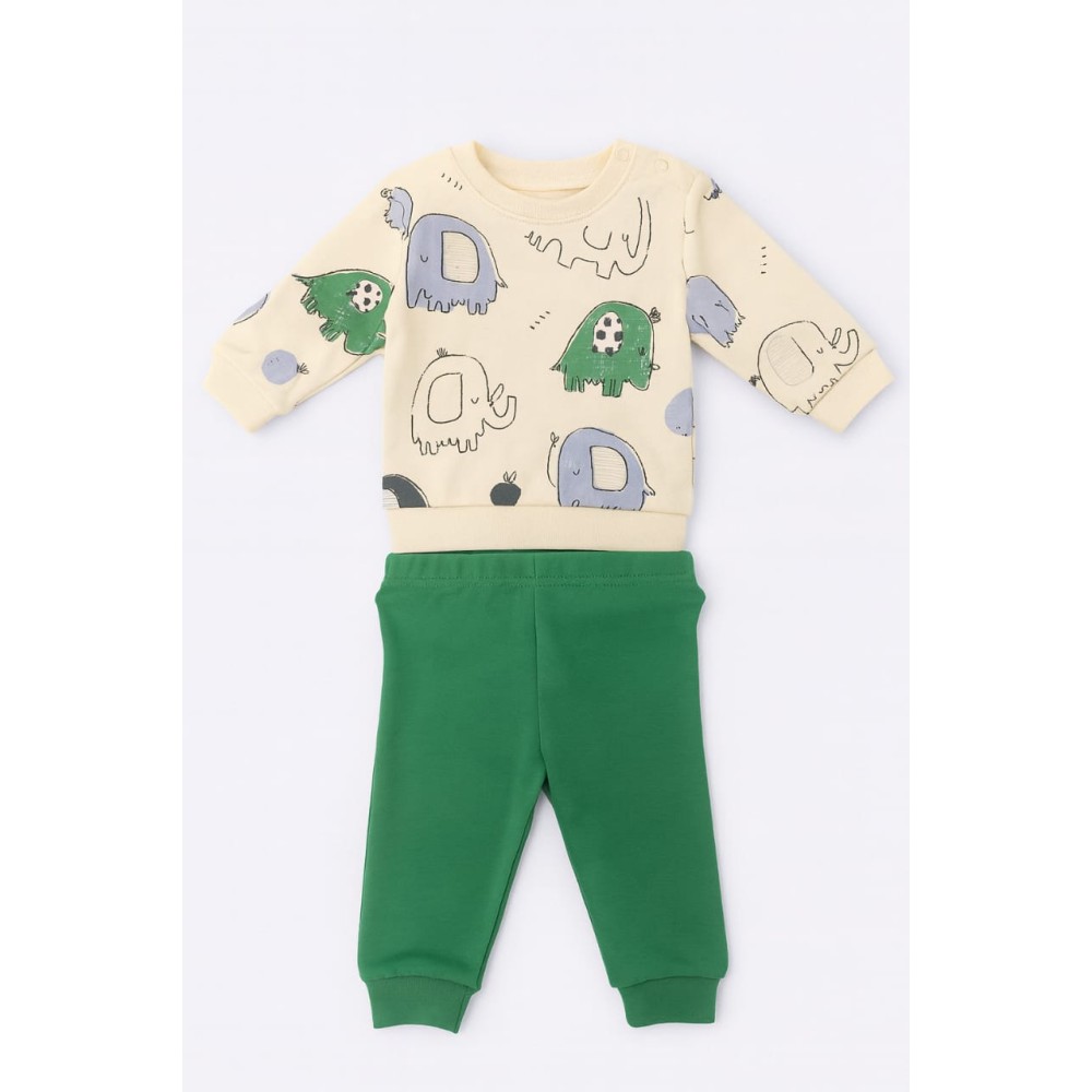 Βρεφικό Σετ Για Αγόρι 6-24 Μηνών Πράσινο