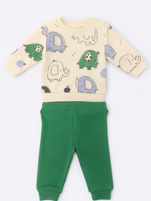 Βρεφικό Σετ Για Αγόρι 6-24 Μηνών Πράσινο