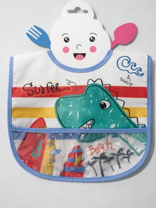 Βρεφική Αδιάβροχη  Σαλιάρα Μπλε