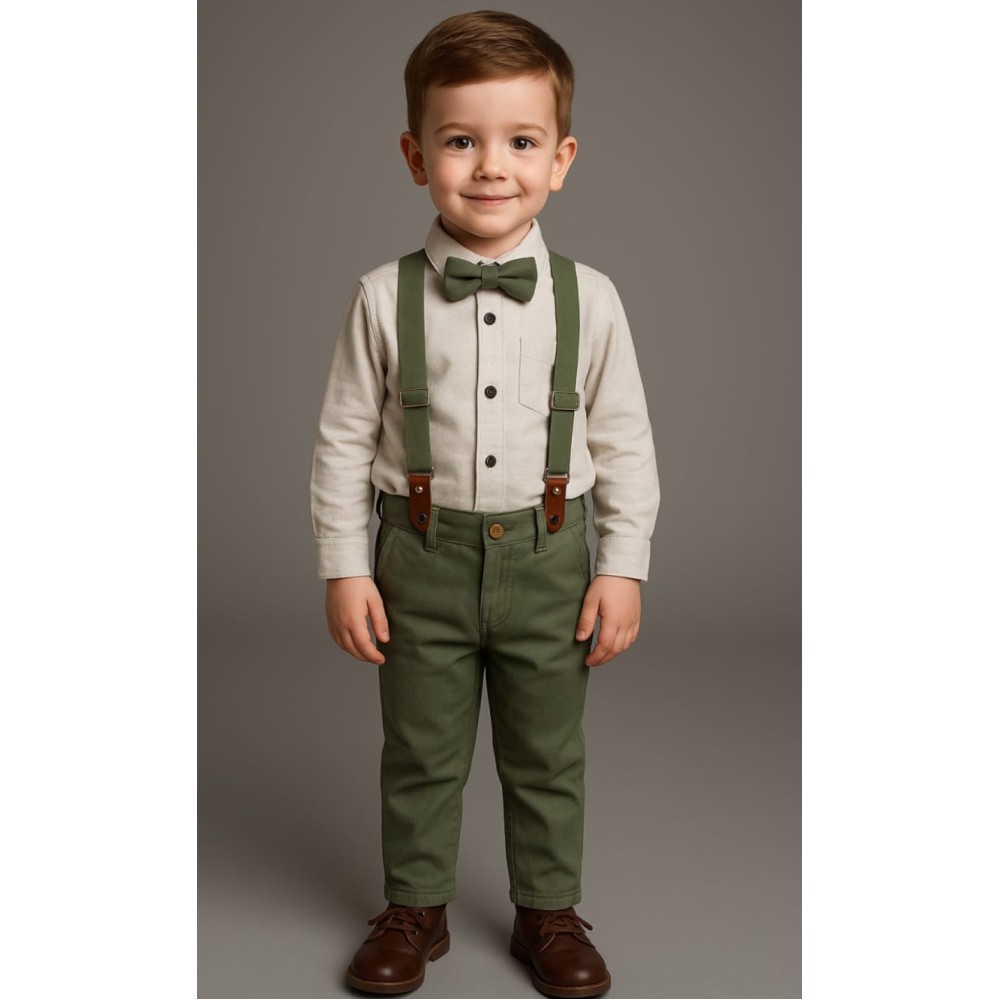 Παιδικό Σετ Για Αγόρι 5-8 Χρονών Χακί