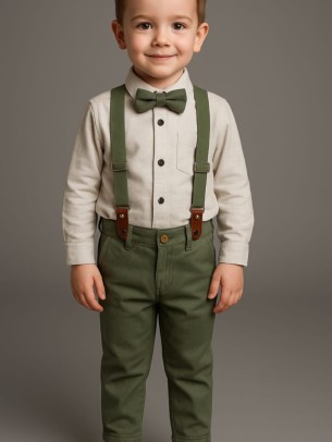 Παιδικό Σετ Για Αγόρι 5-8 Χρονών Χακί