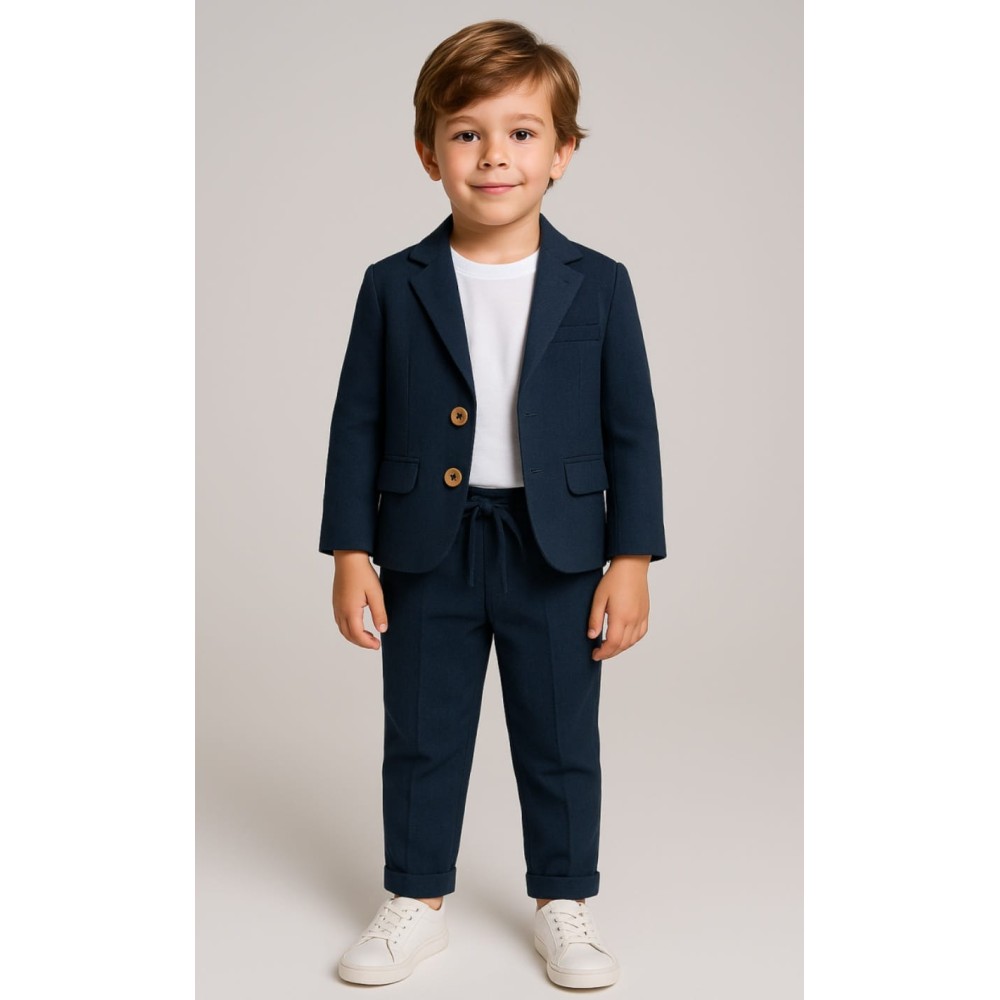 Παιδικό Σετ 3Τμχ Για Αγόρι 3-6 Χρονών Σκούρο Μπλε 