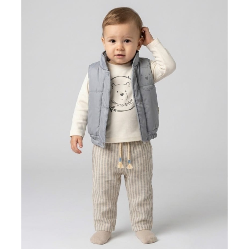 Βρεφικό Σετ 3Τμχ Για Αγόρι 9-18 Μηνών Μπλε