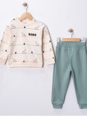 Βρεφικό Σετ Φόρμα Για Αγόρι 6-18 Μηνών Mεντας