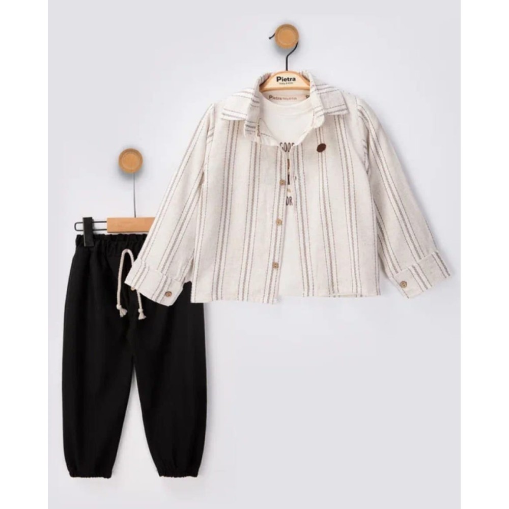 Βρεφικό Σετ 3Τμχ Για Αγόρι 6-24 Μηνών Μπεζ