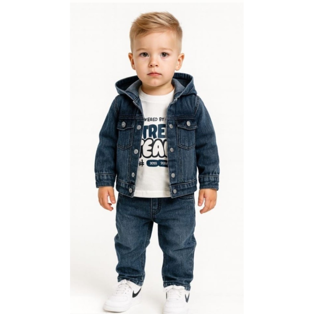 Βρεφικό Σετ 3Τμχ Για Αγόρι 9-24 Μηνών Μπλε