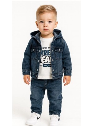 Βρεφικό Σετ 3Τμχ Για Αγόρι 9-24 Μηνών Μπλε