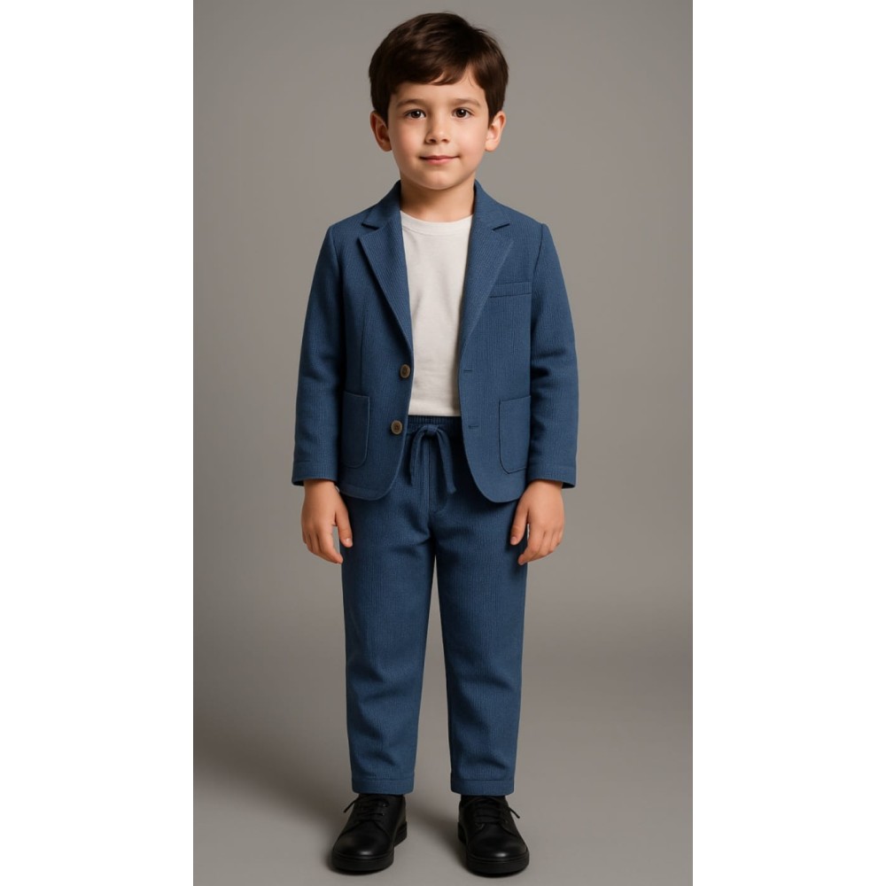 Βρεφικό Σετ 3Τμχ Για Αγόρι 6-24 Μηνών Μπλε