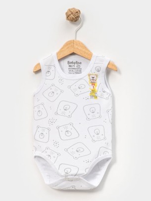 Βρεφικό Κορμάκι  12-36 Μηνών  Λευκό-Γκρί