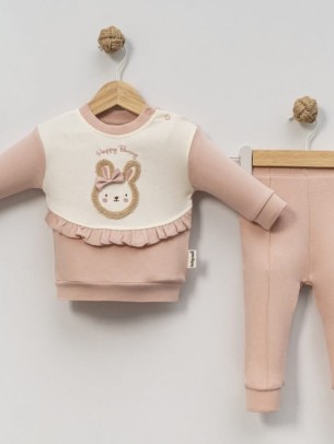 Βρεφικό Σετ Φόρμα Για Κορίτσι 3-12 Μηνών Μώβ