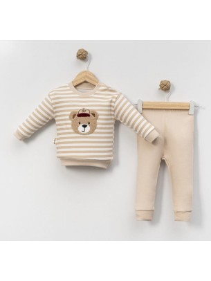 Βρεφικό Σετ Για Αγόρι 3-12 Μηνών Μπεζ