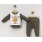 Βρεφικό Σετ Φόρμα Για Αγόρι 3-18 Μηνών Χακί