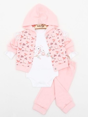 Βρεφικό Σετ 3Τμχ Για Κορίτσι 0-9 Μηνών Σομον