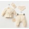 Σετ Νεογέννητο 5Τμχ Για Κορίτσι  0-3 Μηνών Εκρού