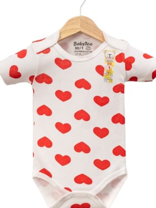 Βρεφικό Κορμάκι 12-36 Μηνών Εκρού-Κόκκινο