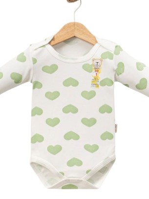 Βρεφικό Κορμάκι 1-9 Μηνών Εκρού - Πράσινο