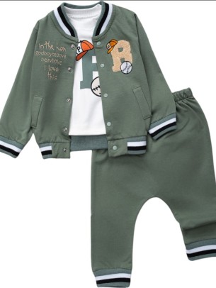 Βρεφικό Σετ 3Τμχ Για Αγόρι 6-18 Μηνών Πράσινο