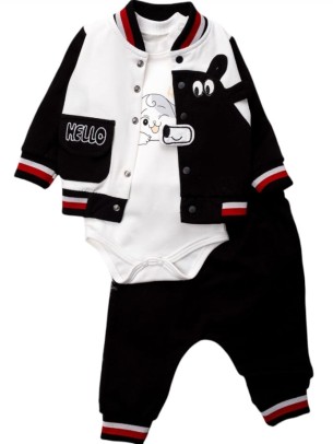 Βρεφικό Σετ Για Αγόρι 0-9 Μηνών Μαύρο