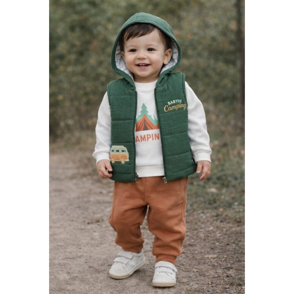 Βρεφικό Σετ 3Τμχ Για Αγόρι 6-18 Μηνών Πράσινο