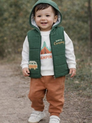 Βρεφικό Σετ 3Τμχ Για Αγόρι 6-18 Μηνών Πράσινο