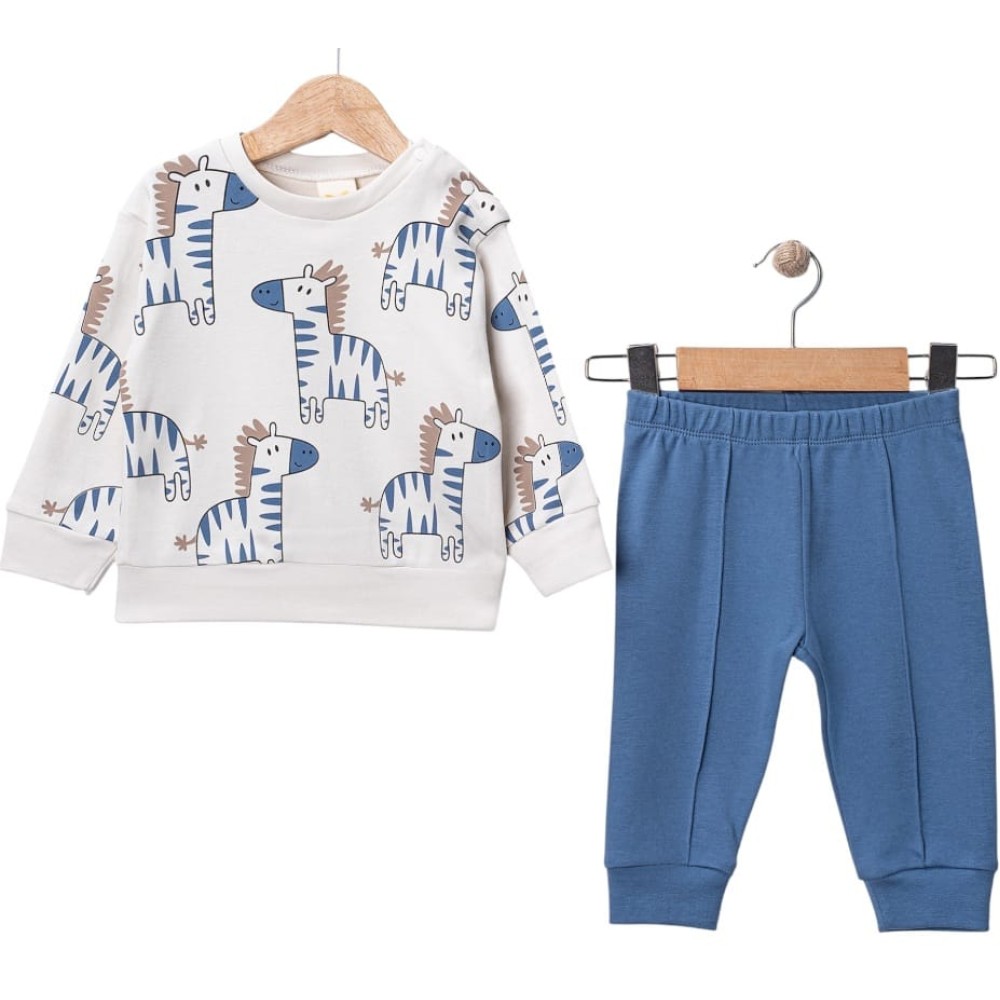 Βρεφικό Σετ Για Αγόρι 6-18 Μηνών Μπλε