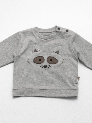 Βρεφική Μπλούζα για Αγόρι 6-24 Μηνών Γκρι